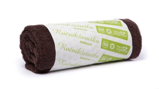 Casa Organica Ručník - čokoládový - z biobavlny
