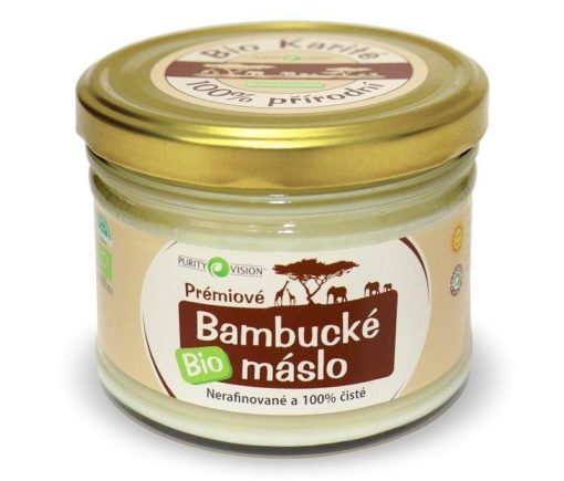 Purity Vision Bambucké máslo BIO (350 ml) - hedvábně jemné