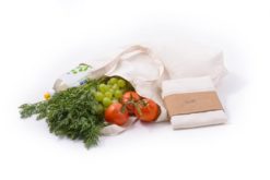 Casa Organica Plátěná nákupní taška - z nebělené biobavlny