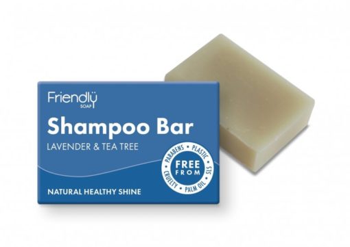 Friendly Soap Přírodní mýdlo na vlasy levandule a tea tree (95 g)