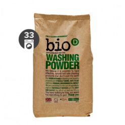 Bio-D Prášek na praní bez vůně (2 kg) - vhodný i pro citlivou pokožku