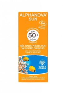 Alphanova Sun Opalovací krém SPF 50+ BIO (50 g) - s exotickou vůní monoï