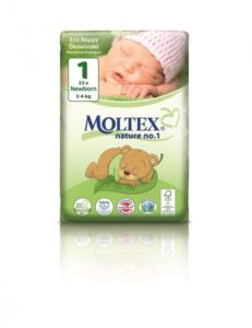 Moltex Ekoplenky pro novorozence 1 (2 - 4 kg) (23 ks)