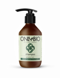 OnlyBio Šampon pro mastné vlasy (250 ml) - ve skleněné lahvi