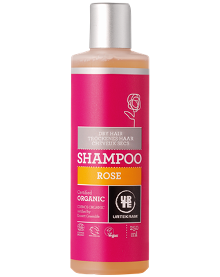 Urtekram Růžový šampon pro suché vlasy BIO (250 ml) - krásně hydratuje