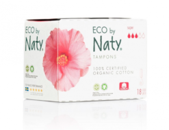 Naty Tampony Super (18 ks) - 100% z biobavlny