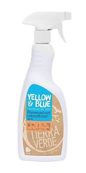 Yellow&Blue Pomerančový odmašťovač (sprej 750 ml) - praktický univerzální čistič