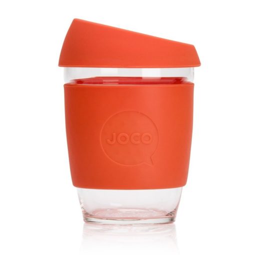 Jococup (354 ml) - oranžový - z odolného borosilikátového skla
