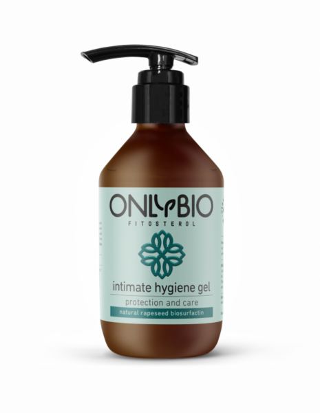 OnlyBio Pečující gel pro intimní hygienu (250 ml) - ve skleněné lahvi