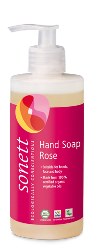 Sonett Tekuté mýdlo - růže BIO (300 ml) - pro vaše ruce