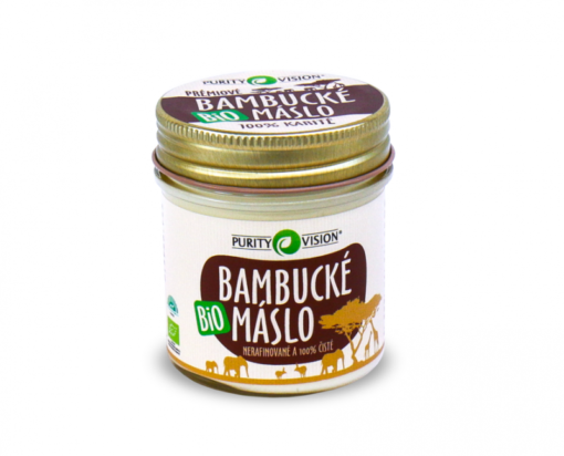 Purity Vision Bambucké máslo BIO (120 ml) - hedvábně jemné