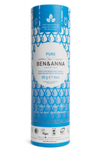 Ben & Anna Tuhý deodorant BIO (60 g) - bez vůně - nezanechává lepivý pocit v podpaží