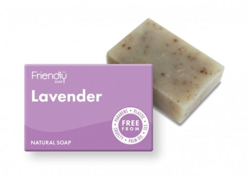 Friendly Soap Přírodní mýdlo levandule (95 g) - vhodné pro důkladnou očistu
