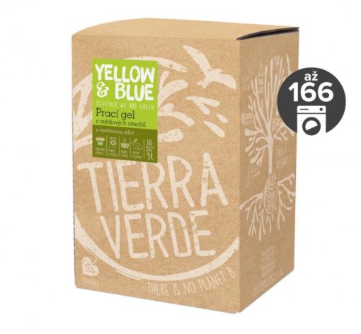 Yellow&Blue Prací gel s vavřínem (5 l) - z bio mýdlových ořechů