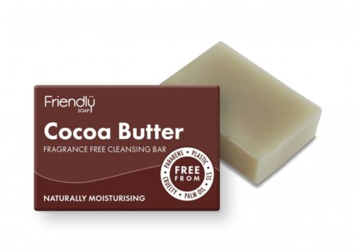 Friendly Soap Přírodní mýdlo na čištění obličeje s kakaovým máslem (95 g)